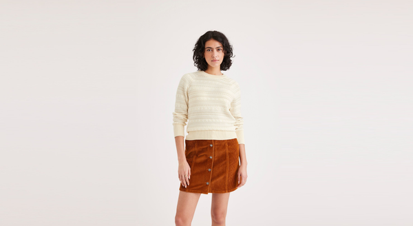 dockers Crewneck Sweater Regular Fit Khaki