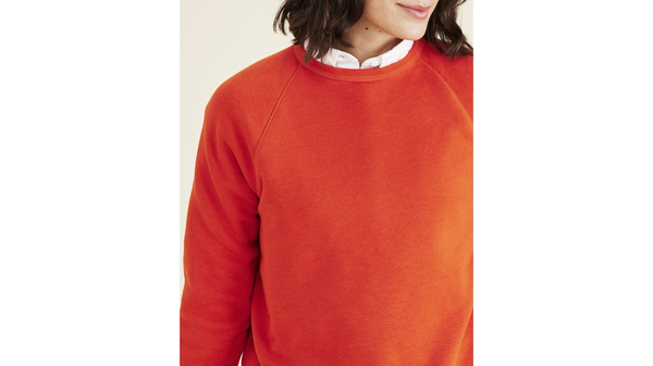 Dockers Crewneck Sweatshirt Classic Fit Red Clay