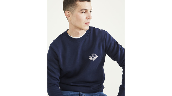 Dockers Crewneck Sweatshirt Regular Fit Blue