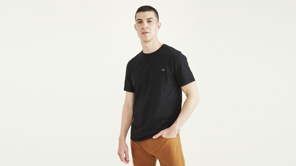dockers Crewneck Tee Slim Fit Beautiful Black