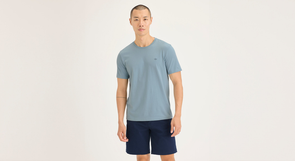 dockers Crewneck Tee Slim Fit Blue