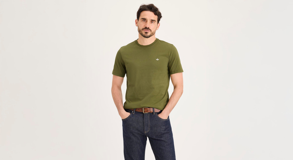dockers Crewneck Tee Slim Fit Green