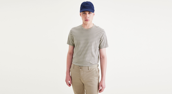 dockers Crewneck Tee Slim Fit Green