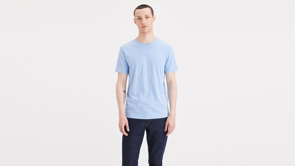 dockers Crewneck Tee Slim Fit Placid Blue