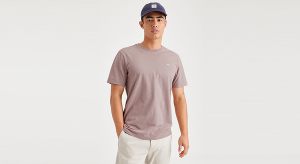 dockers Crewneck Tee Slim Fit Purple