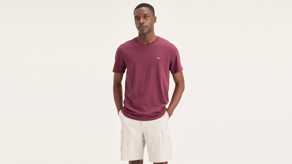 dockers Crewneck Tee Slim Fit Red