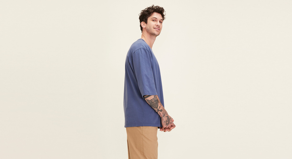 Dockers Dandois X Dockers® Relaxed 3/4 Tee Blue