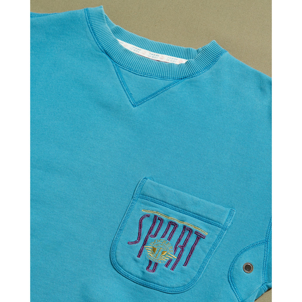 Dockers Dockers Sport Crewneck Sweatshirt - M Teal