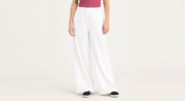 dockers Drawstring Pant Regular Fit Lucent White
