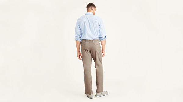 Dockers Easy Khakis Classic Fit (Big And Tall) Grey