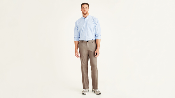 dockers Easy Khakis Classic Fit (Big and Tall) Grey