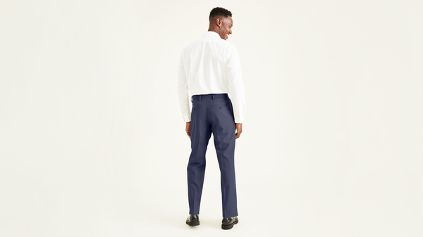 Dockers Easy Khakis Pleated Classic Fit Blue