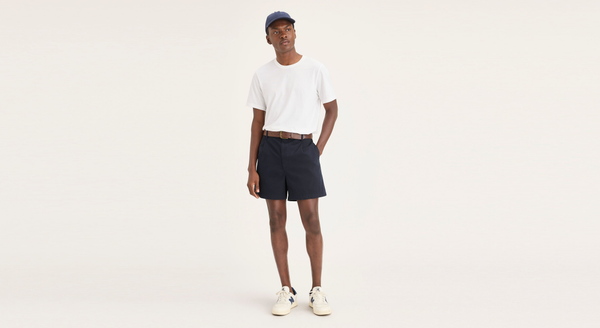 dockers Eighty-Six Pleated Short Blue
