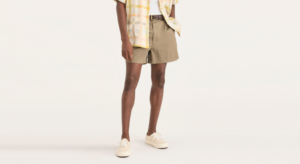 Dockers Eighty-Six Pleated Short Khaki