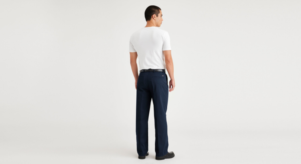 Dockers Essential Chinos Pleated Classic Fit Blue