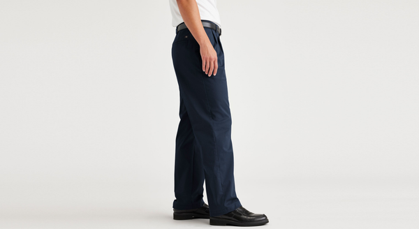 Dockers Essential Chinos Pleated Classic Fit Blue