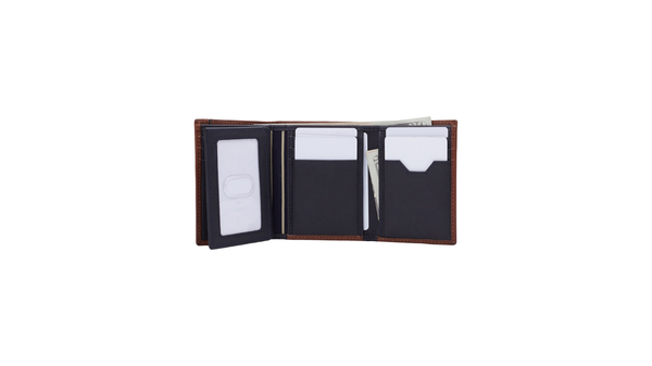 Dockers Extra Capacity Trifold Wallet Tan