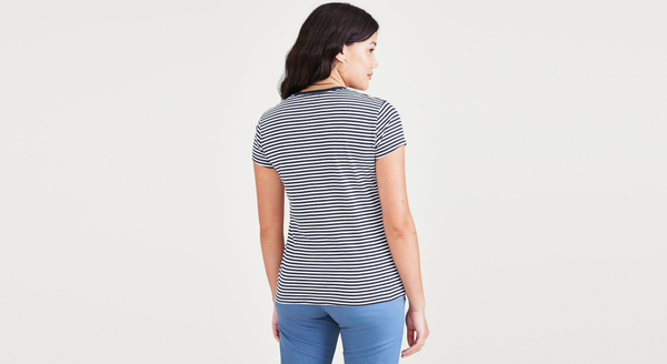 Dockers Favorite Tee Shirt Slim Fit Blue