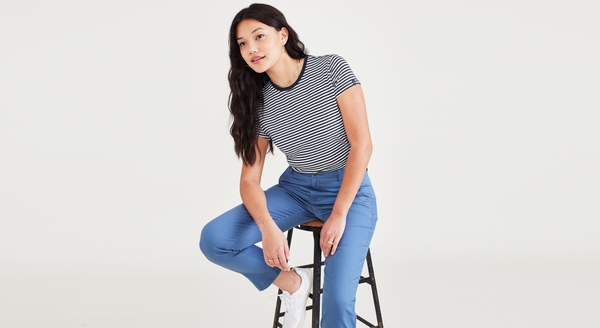 Dockers Favorite Tee Shirt Slim Fit Blue