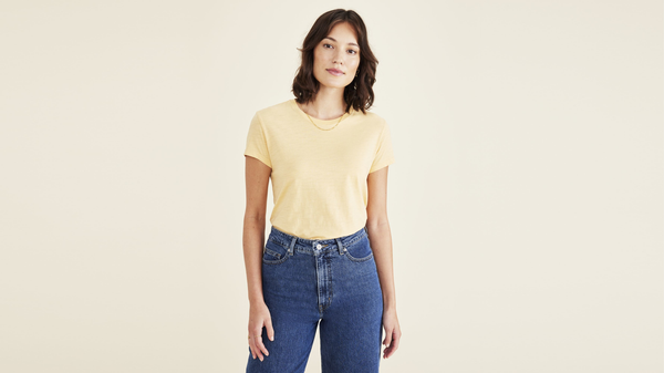dockers Favorite Tee Shirt Slim Fit Tan