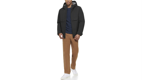 Dockers Flex Tech Welded Flange Hoodie Black