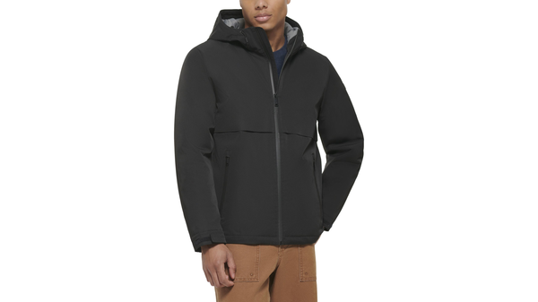 dockers Flex Tech Welded Flange Hoodie Black