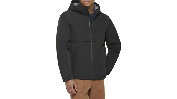 Dockers Flex Tech Welded Flange Hoodie Black
