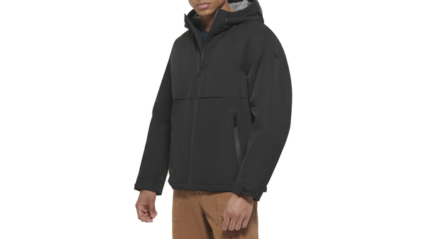 Dockers Flex Tech Welded Flange Hoodie Black