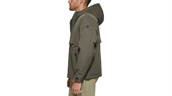Dockers Flex Tech Welded Flange Hoodie Green