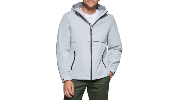 Dockers Flex Tech Welded Flange Hoodie Grey