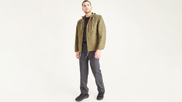 Dockers Full Zip Parka Regular Fit Green