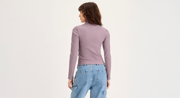 Dockers Go Quarter-Zip Pullover Slim Fit Purple