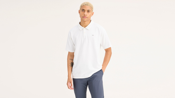dockers Go Raglan Polo Regular Fit Lucent White