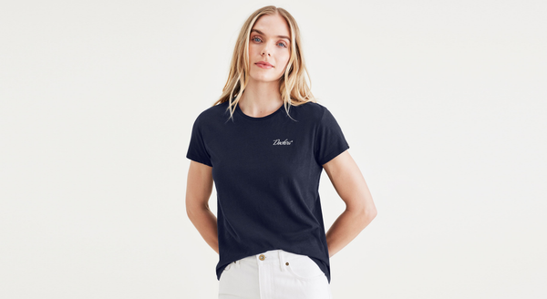 dockers Graphic Tee Shirt Slim Fit Blue