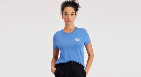 dockers Graphic Tee Shirt Slim Fit Ceramic Blue