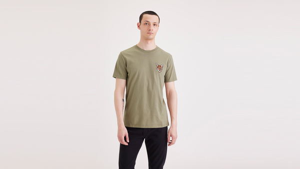 dockers Graphic Tee Slim Fit Green