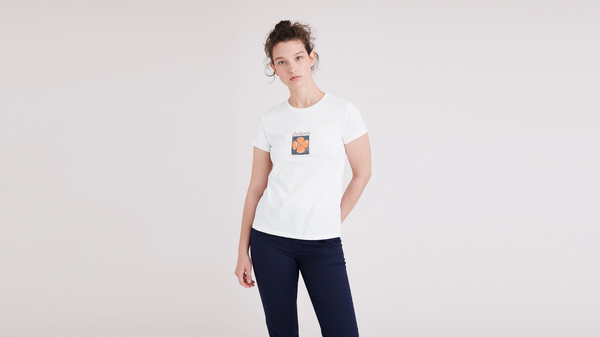 dockers Graphic Tee Slim Fit Lucent White
