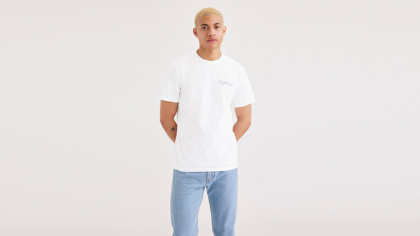 dockers Graphic Tee Slim Fit Lucent White