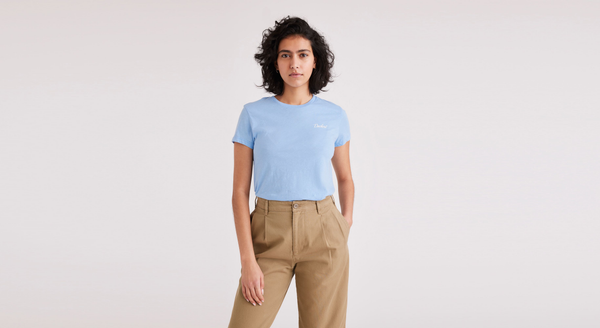 dockers Graphic Tee Slim Fit Placid Blue