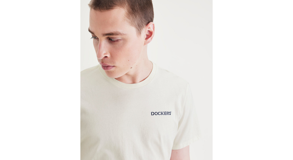 Dockers Graphic Tee Slim Fit White