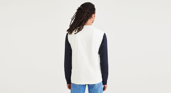Dockers Henley Regular Fit White