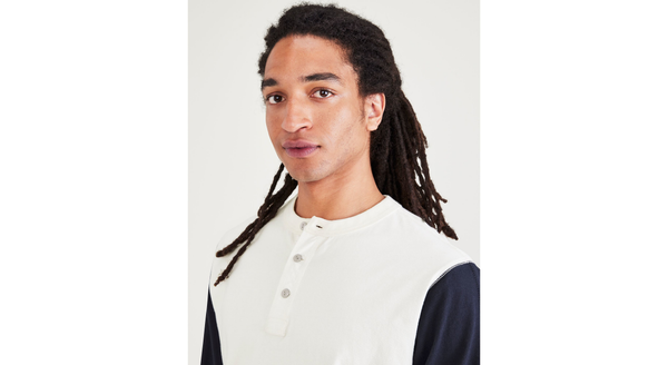Dockers Henley Regular Fit White