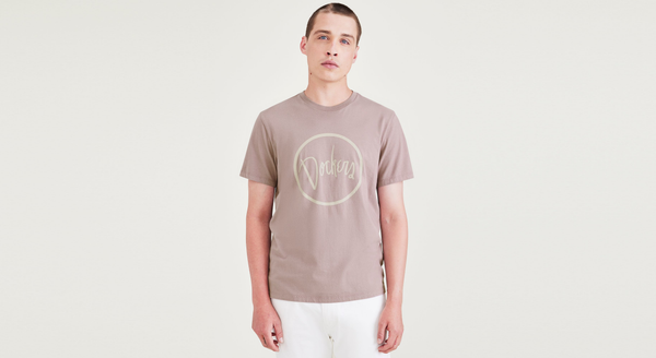 dockers Imprint Graphic Tee Slim Fit Purple