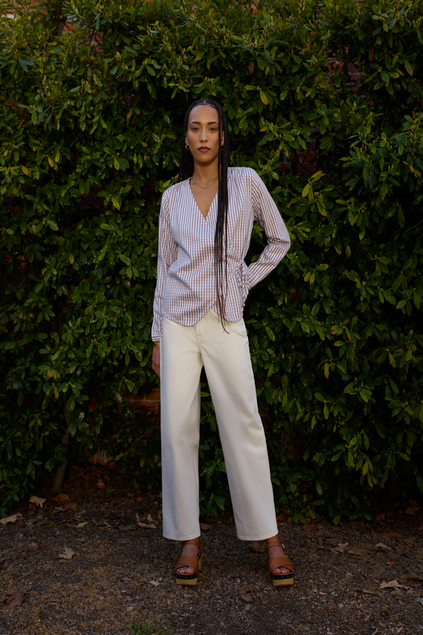 Dockers Jean Cut Pants High Straight Fit White