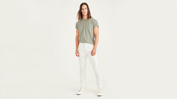 dockers Jean Cut Pants Slim Fit White