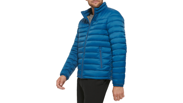 Dockers Lightweight Nylon Packable Jacket Blue