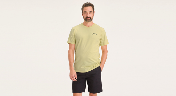 dockers Logo Tee Slim Fit Dusty Yellow