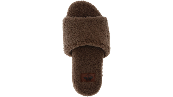 Dockers Luxe Sherpa One Band Slide Brown