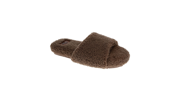 dockers Luxe Sherpa One Band Slide Brown