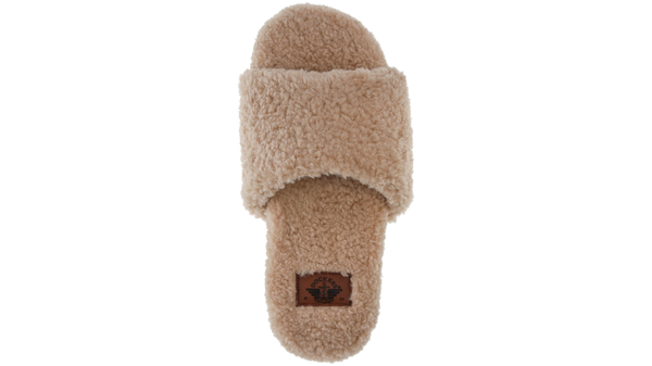 Dockers Luxe Sherpa One Band Slide Tan